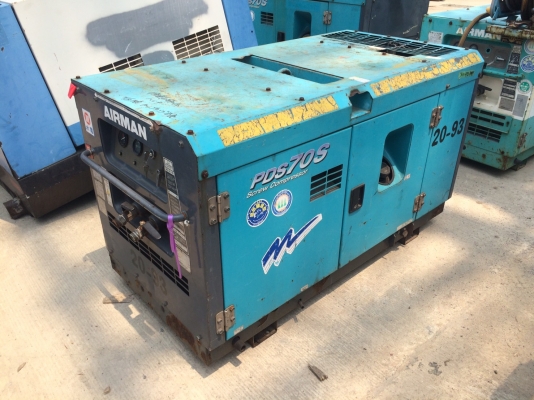 ขอเข้าใหม่ครับ!!! เครื่องปั๊มลม Airman PDS70S เข้ามาตรวจสภาพกันได้เลยครับ