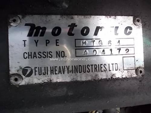 ขาย รถลาก  MOTORUC   MTG64 รหัสสินค้า : 80803205 ติดต่อ Tel.086-8150487  www.nihonmono.com