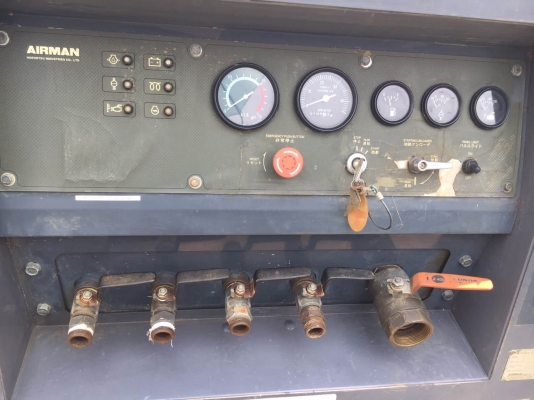 เครื่องปั๊มลม Airman PDS390S : 390cfm นำเข้าจากญี่ปุ่น โทร. 080-6565422 (หนิง)