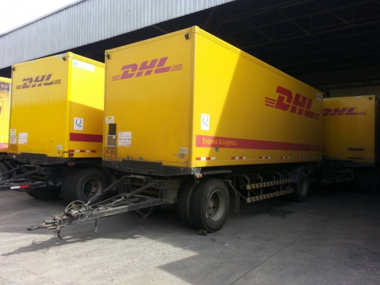 ขายหางลูกพ่วงตู้แห้ง ฮุ๋ช.ทวี ยาว 7.40 มีสะพานไฮดรอลิคหลัง ราคา 157000