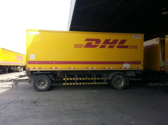 ขายหางลูกพ่วงตู้แห้ง ฮุ๋ช.ทวี ยาว 7.40 มีสะพานไฮดรอลิคหลัง ราคา 157000