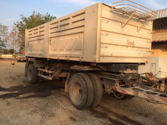 ขายรถสิบล้อ HINO Mega FM2P 320แรงพ่วงแม่ลูกสามมิตรหินทราย