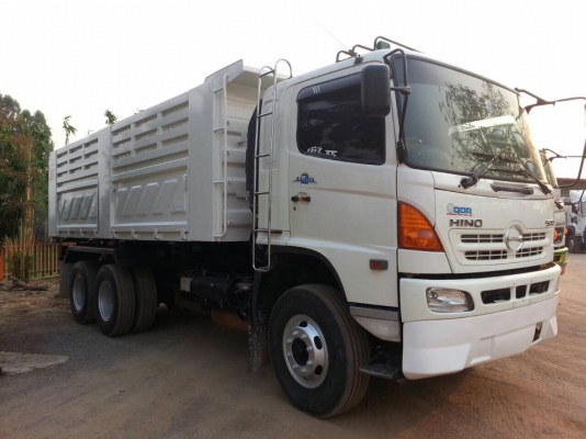 ขายรถสิบล้อ HINO Mega FM2P 320แรงพ่วงแม่ลูกสามมิตรหินทราย