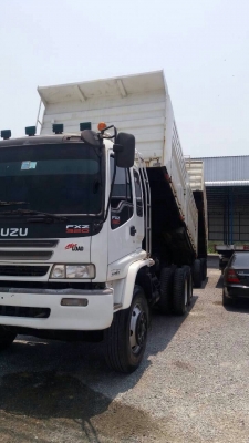 ขายรถพ่วง ISUZU เครื่อง 320 แรง ปี 50 กระบะดัมพ์สามมิตร ลูก 3 เพลาแท้ ทะเบียนพร้อม