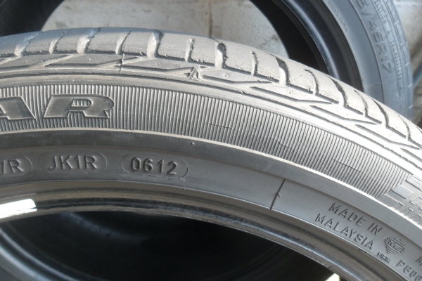 ยาง GoodYear 225/45R17ปี12 สวยๆ 4 เส้น ราคา 3000 บาท