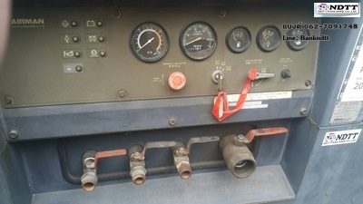 ปั้มลม Airman PDS655S เก่าญี่ปุ่นไม่เคยใช้ในไทย 100\% ลม 7-8 Bar. สภาพเครื่องสวยๆ สกรูแน่นๆ ธีรเทพ 0627091748