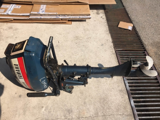 ขายเครื่องเรือ YAMAHA 4.5 แรง สภาพดี ใช้งานได้ปกติ