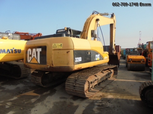 กำลังถึงไทย CAT 320D#BWZ00303  ปี 2007 5,123 ชม. แทรคใหญ่ 80 สภาพสวย ราคาโอเค ถูกใจจองก่อนได้ครับ สอบถาม 062-709-1748 ธีรเทพ