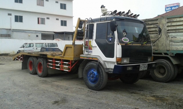 เทเลอร์บรรทุกแบคโฮขนาด200 MITSU MAปี46 เครื่อง6D16 เกียร์อิตัล