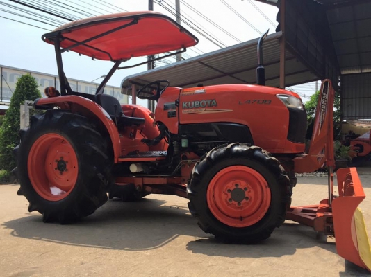 ขายรถไถ Kubota L4708(4WD) พร้อมใบมีดและผานพรวนLCS 24x6 รถไร่ สวยๆ พร้อมใช้งาน