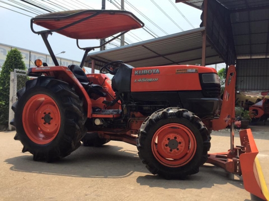 ขายรถไถKubota L4508DI (4WD) พร้อมใบมีดหน้าและผานพรวน รถสวย เดิมๆ พร้อมใช้งาน ขายรถไถKubota L4508DI (4WD) พร้อมใบมีดหน้าและผานพรวน รถสวย เดิมๆ พร้อมใช้งาน