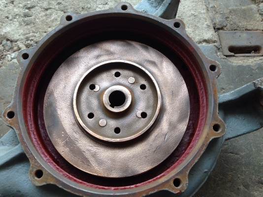 ขายปั้มน้ำหอยโข่ง Ebara 80-65FSH เข้า 3นิ้ว ออก 2.5นิ้ว ใบพัดทองเหลืองเดิมๆ สภาพดี ขนาดใบพัดตามรูปครับ พร้อมใช้งาน