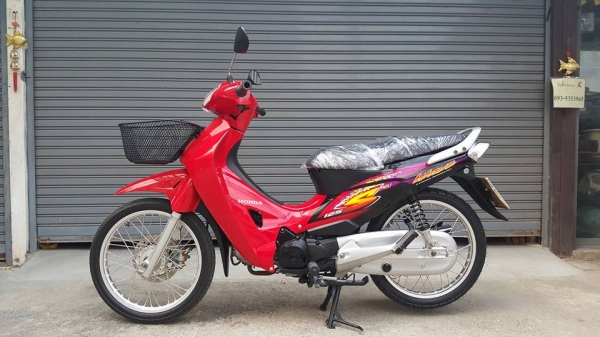 รถมือสอง เกรดรถใหม่ HONDA WAVE 125S NEW แดงดำ ระบบไมล์ดิจิตอล ฟรีค่าโอน