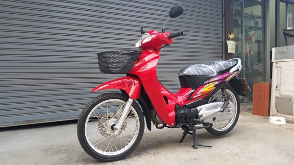 รถมือสอง เกรดรถใหม่ HONDA WAVE 125S NEW แดงดำ ระบบไมล์ดิจิตอล ฟรีค่าโอน