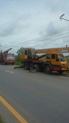 รถเครน รุ่น TL160E เครนยี่ห้อ TADANO มีประกันชั้น1  ทะเบียนพร้อมโอน