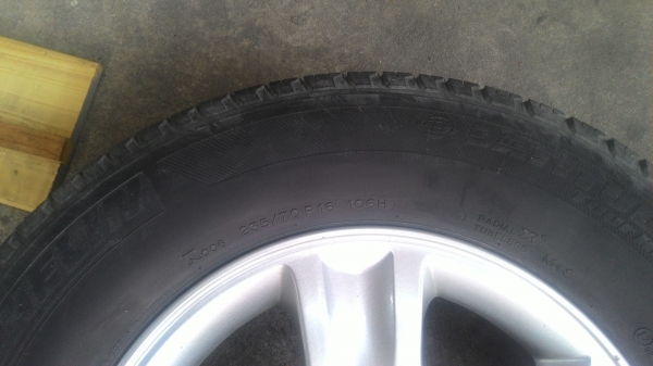 แม๊กขอบ16-5รู114 พร้อมยางมิชลิน เมคอินโปรแลน ชุด3500บาท