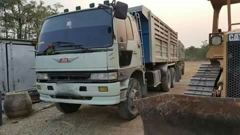 รถฮีโน่ 10 ล้อดั้ม  FM3H เปลื่ยนเครื่อง 320 แรงม้า. , ( ขายแม่ , ลูก. )     สนใจติดต่อ  081 - 6079515