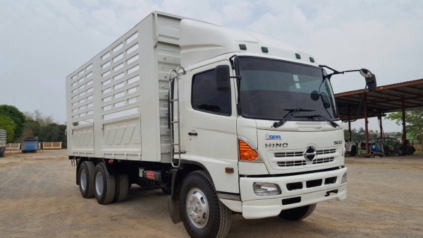 ขาย HINO FL1J MEGA 220 แรงม้าปี 47 กระบะล่องสามมิตรไม่ดั้ม
