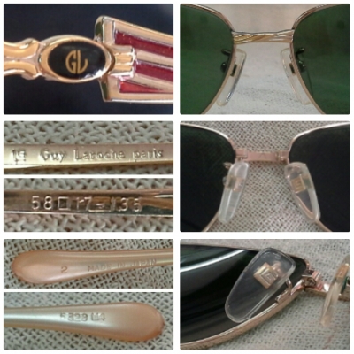 แว่นตาซุปเปอร์แบรนด์แถวหน้า Guy Laroche Paris made in Japan ของจริง! ของแท้!