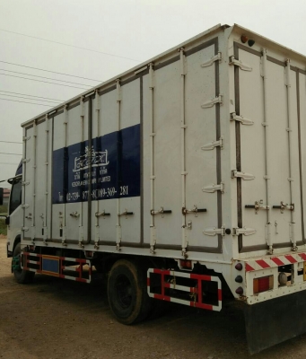 หกล้อ อีซุซุ NQR175ปี54แอร์เย็นๆตู้10บานยาว 5.50ม สภาพดีสวยพร้อมใช้ ทะเบียนพร้อมโอน