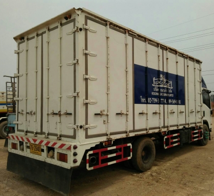 หกล้อ อีซุซุ NQR175ปี54แอร์เย็นๆตู้10บานยาว 5.50ม สภาพดีสวยพร้อมใช้ ทะเบียนพร้อมโอน