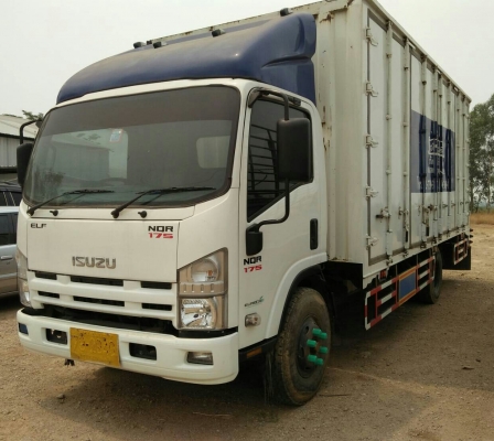 หกล้อ อีซุซุ NQR175ปี54แอร์เย็นๆตู้10บานยาว 5.50ม สภาพดีสวยพร้อมใช้ ทะเบียนพร้อมโอน