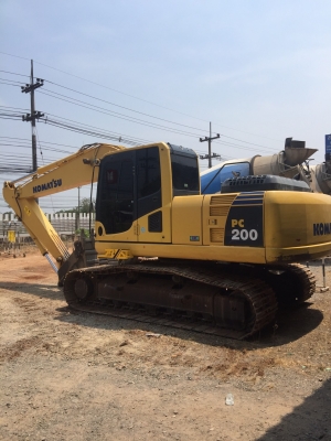 KOMATSU200-8 เล่มทะเบียน 6551ชม. สวยมาก ทุกอย่างเต็ม