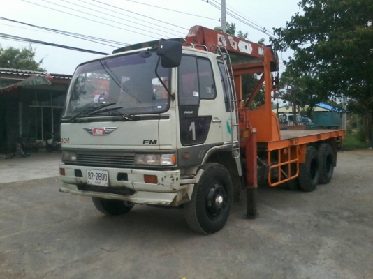 ขาย10ล้อ2เพลาFM3M240ติดเครนUNIC500ขาเหลี่ยม4ปลอก3ชักพื้นเรียบ6เมตร ขาย10ล้อ2เพลาFM3M240ติดเครนUNIC500ขาเหลี่ยม4ปลอก3ชักพื้นเรียบ6เมตร