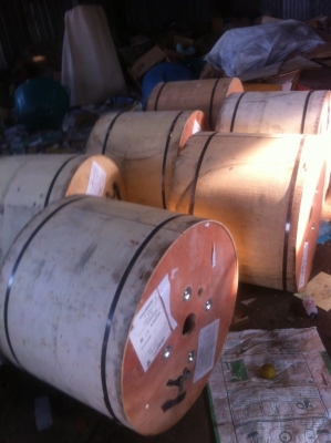 สายไฟใหม่ยังไม่แกะ มีทั้งหมด 12ม้วน ขนาด2x4 / ยาว 500ม. น้ำหนัก 135 กก.+- ขนาดเท่ากันทั้ง12 ม้วน สายไฟใหม่ยังไม่แกะ มีทั้งหมด 12ม้วน ขนาด2x4 / ยาว 500ม. น้ำหนัก 135 กก.+- ขนาดเท่ากันทั้ง12 ม้วน