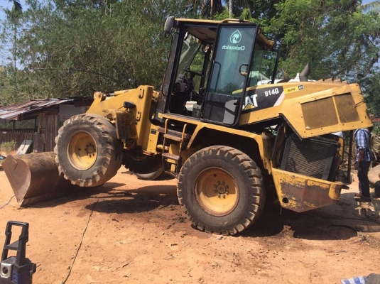 รถตักล้อยาง CAT914G รถตักขี้ยางแห้ง 4700 ชม สภาพดี พร้อมใช้