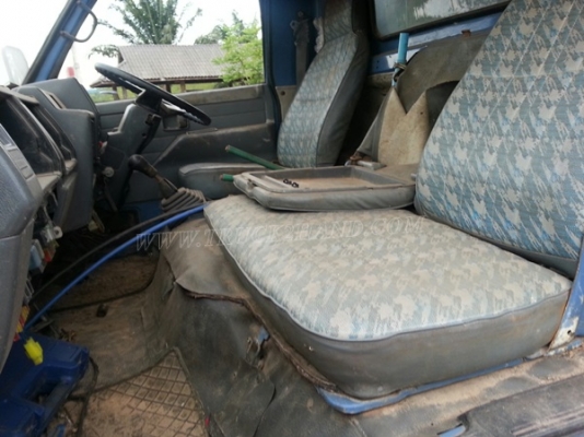 รถดั๊มอีซูซุ NPR จดทะเบียน 2543 รหัสแซซซี NPR58G ทะเบียนจดลักษณะ " ยกได้มีข้างเสริม "