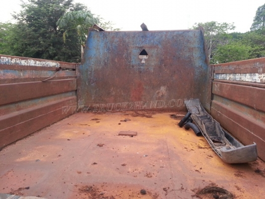 รถดั๊มอีซูซุ NPR จดทะเบียน 2543 รหัสแซซซี NPR58G ทะเบียนจดลักษณะ " ยกได้มีข้างเสริม "