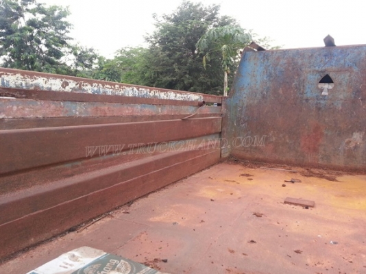 รถดั๊มอีซูซุ NPR จดทะเบียน 2543 รหัสแซซซี NPR58G ทะเบียนจดลักษณะ " ยกได้มีข้างเสริม "