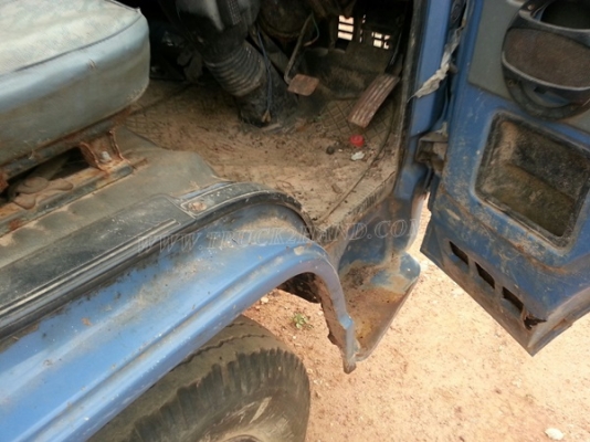 รถดั๊มอีซูซุ NPR จดทะเบียน 2543 รหัสแซซซี NPR58G ทะเบียนจดลักษณะ " ยกได้มีข้างเสริม "