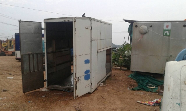 ขาย - ตู้แห้ง อะลูมิเนียม สำหรับบรรทุกของ สินค้่าอเนกประสงค์ ข้างใน กุสแตนเลส ใส่รถบรรทุก ได้หลายประเภท