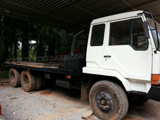 รถเทเลอร์ท้ายเป็ด ยี่ห้อมิตซู หน้ากากดำ สองเพลา 225K รถพร้อมใช้ มีภาพวีดีโอเครื่องประกอบด้วย