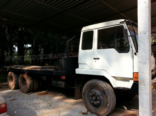 รถเทเลอร์ท้ายเป็ด ยี่ห้อมิตซู หน้ากากดำ สองเพลา 225K รถพร้อมใช้ มีภาพวีดีโอเครื่องประกอบด้วย