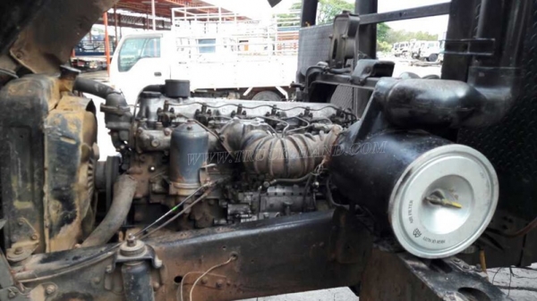 รถเทเลอร์ท้ายเป็ด ยี่ห้อมิตซู หน้ากากดำ สองเพลา 225K รถพร้อมใช้ มีภาพวีดีโอเครื่องประกอบด้วย