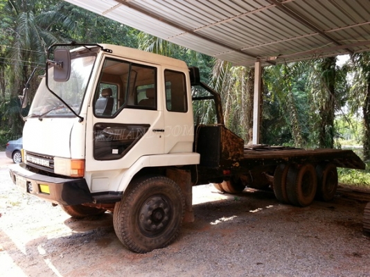 รถเทเลอร์ท้ายเป็ด ยี่ห้อมิตซู หน้ากากดำ สองเพลา 225K รถพร้อมใช้ มีภาพวีดีโอเครื่องประกอบด้วย