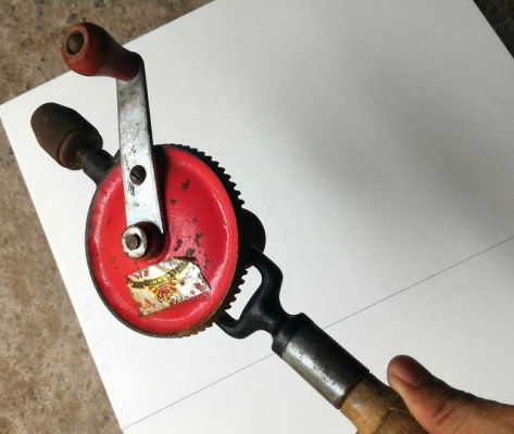 สว่านมือเก่าเก็บตัวที่2 สภาพดีมากๆ ใช้งานได้เลย เอามาตั้งโชว์ก็โก้สุดๆ