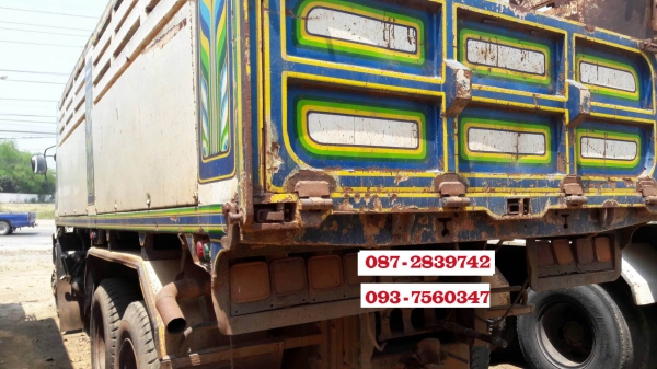 ขายรถดั้มพ์ 10 ล้อ 2 เพลา มีระบบลากจูง ISUZU DEGA 320 แรงม้า