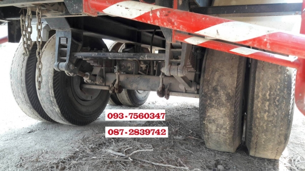 ขายหางเซมิดั้มพ์ 2 คาน  ต่อจากอู่ไทยเทรลเลอร์ ปีผลิต 2554 ยังไม่จดทะเบียน