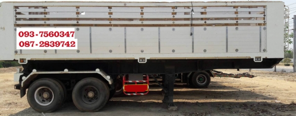ขายหางเซมิดั้มพ์ 2 คาน  ต่อจากอู่ไทยเทรลเลอร์ ปีผลิต 2554 ยังไม่จดทะเบียน