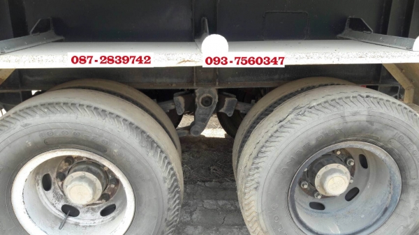 ขายหางเซมิดั้มพ์ 2 คาน  ต่อจากอู่ไทยเทรลเลอร์ ปีผลิต 2554 ยังไม่จดทะเบียน