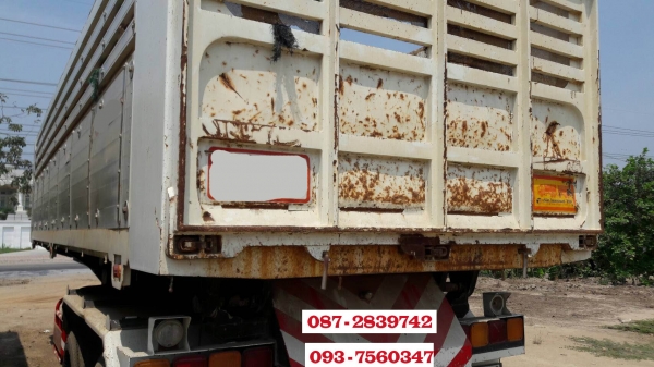 ขายหางเซมิดั้มพ์ 2 คาน  ต่อจากอู่ไทยเทรลเลอร์ ปีผลิต 2554 ยังไม่จดทะเบียน