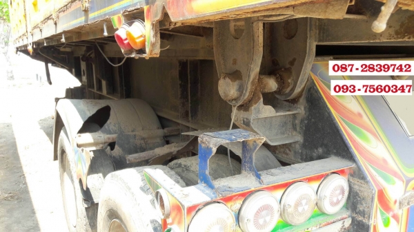 ขายหางกึ่งพ่วงยกได้(เซมิดั้มพ์) 2 คาน ต่อจากอู่ไทยเทลเลอร์ จดทะเบียนปี 2555