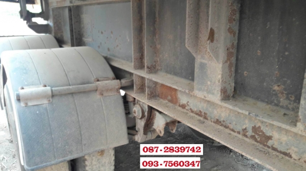 ขายหางกึ่งพ่วงยกได้(เซมิดั้มพ์) 2 คาน ต่อจากอู่ไทยเทลเลอร์ จดทะเบียนปี 2555