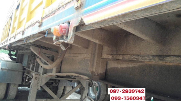 ขายหางกึ่งพ่วงยกได้(เซมิดั้มพ์) 2 คาน ต่อจากอู่ไทยเทลเลอร์ จดทะเบียนปี 2555