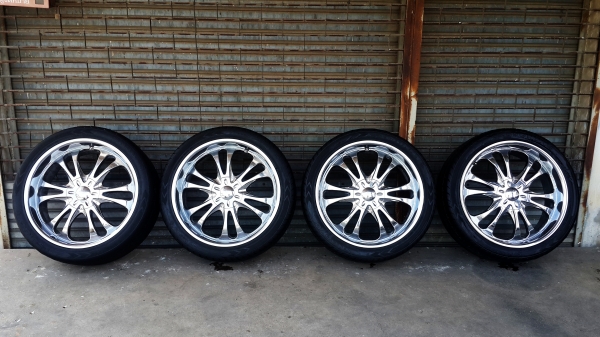 ขอบ 22 โครเมี่ยม 6รู พร้อมยาง ขอบ 22 โครเมี่ยม 6รู พร้อมยาง