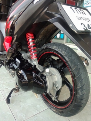 Mio125i GTX ตัวท็อป(ล้อแม็คแท้) รถปี57 สีดำ-แดง หัวฉีดประหยัดน้ำมัน สวยๆครับ